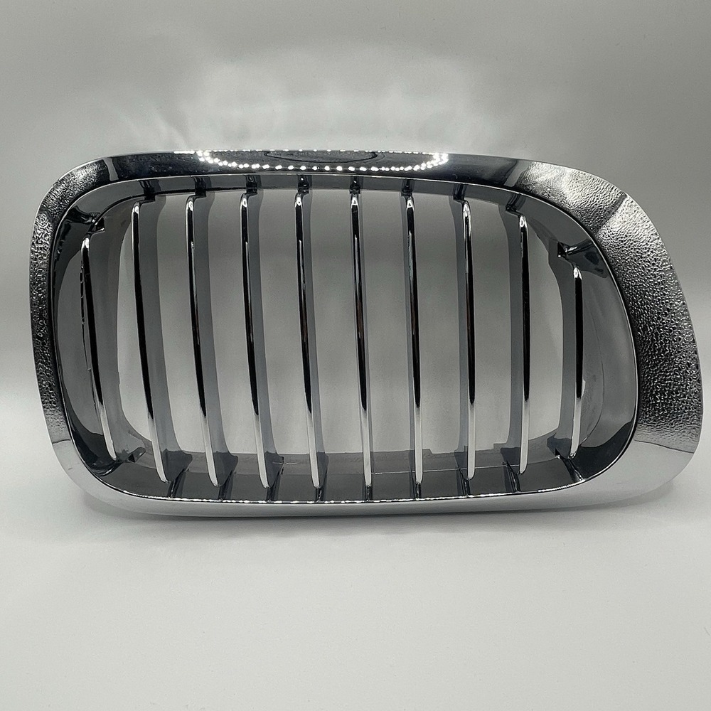 BMW Chrome Kidney Grille E46 E39 E60 E61 3 5 Series Front Replacement 10 Slat